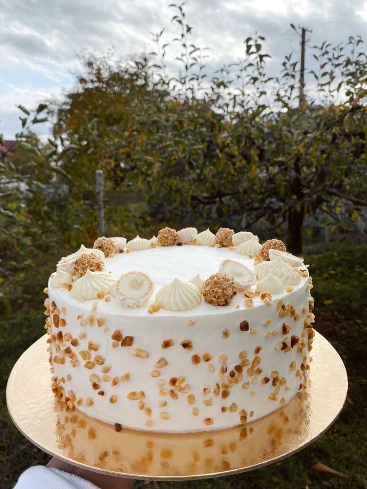 Gâteau noisette et praliné